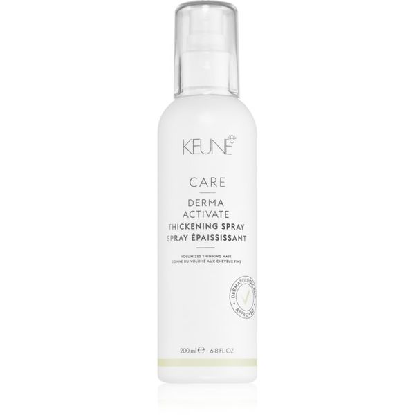 Keune Keune Care Derma Activate Thick Spray sprej za volumen za kosu koja se prorjeđuje 200 ml