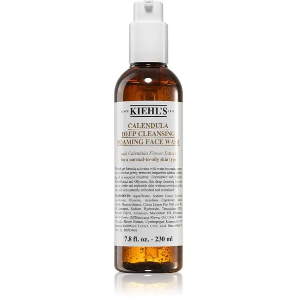 Kiehl's Kiehl's Calendula Deep Cleansing Foaming Face Wash gel za lice za dubinsko čišćenje 230 ml