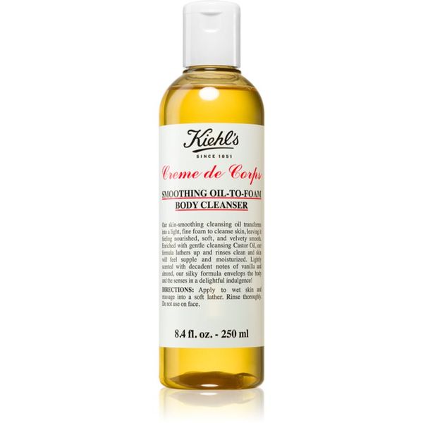 Kiehl's Kiehl's Creme de Corps Smoothing Oil-to-Foam Body Cleanser ulje za tijelo za sve tipove kože 250 ml