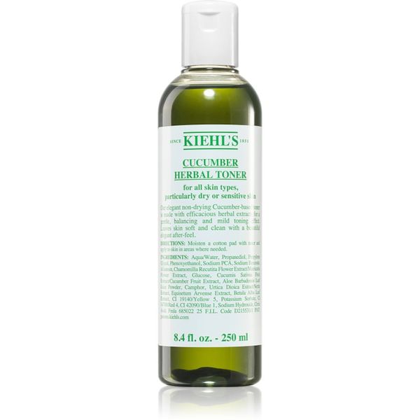 Kiehl's Kiehl's Cucumber Herbal Alcohol-Free Toner tonik za lice za suho i osjetljivo lice 250 ml