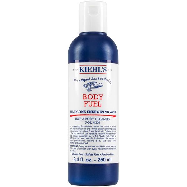 Kiehl's Kiehl's Men Body Fuel Wash šampon i gel za tuširanje za sve tipove kože, uključujući osjetljivu za muškarce 250 ml