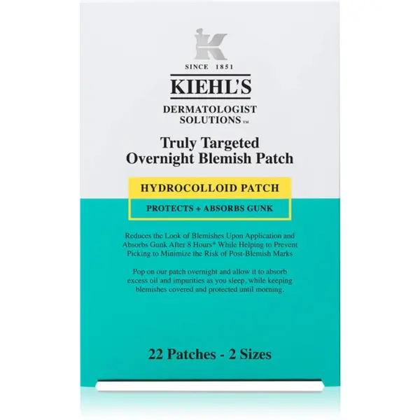 Kiehl's Kiehl's Truly Targeted Overnight Blemish Patch flasteri za problematičnu kožu lica za žene 22 kom