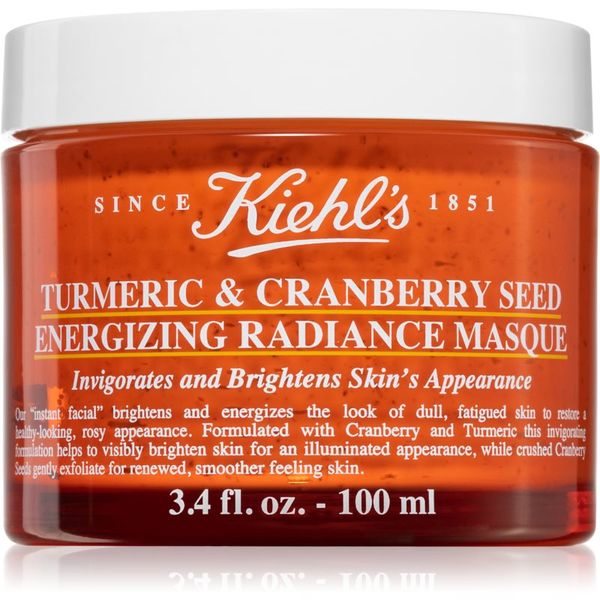 Kiehl's Kiehl's Turmeric and Cranberry Seed Energizing Radiance Mask posvjetljujuća maska za lice za sve tipove kože, uključujući osjetljivu 100 ml