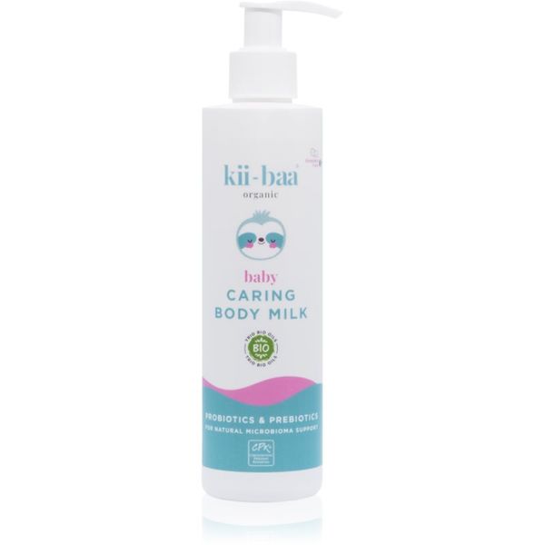 kii-baa® organic kii-baa® organic Baby Caring Body Milk mlijeko za njegu tijela sadrži pro i prebiotike za djecu od rođenja 250 ml