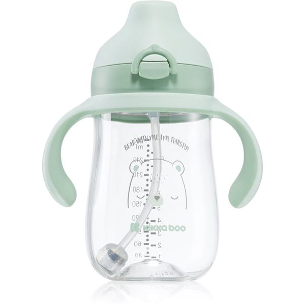 Kikkaboo Kikkaboo Bear with Me šalica sa slamkom 6 m+ Mint 300 ml