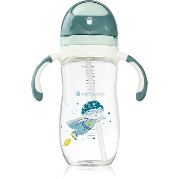 Kikkaboo Kikkaboo Sippy Cup with Straw šalica sa slamkom 12 m+ Superboy 300 ml