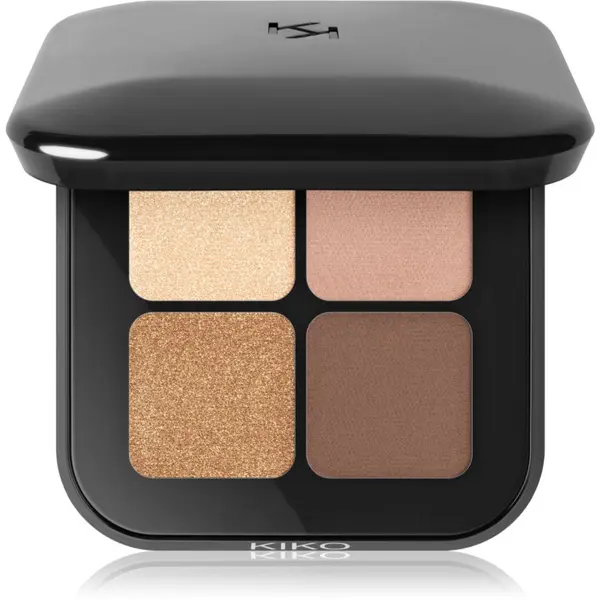 KIKO Milano KIKO Milano Bright Quartet paleta sjenila za oči nijansa 01 Warm Neutral Tones 3.5 g