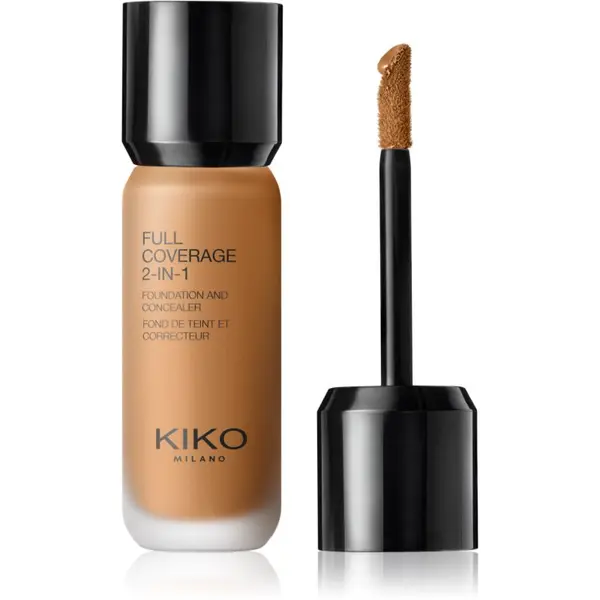 KIKO Milano KIKO Milano Full Coverage 2-In-1 tekući puder i korektor 2 u 1 nijansa 105 Olive 25 ml