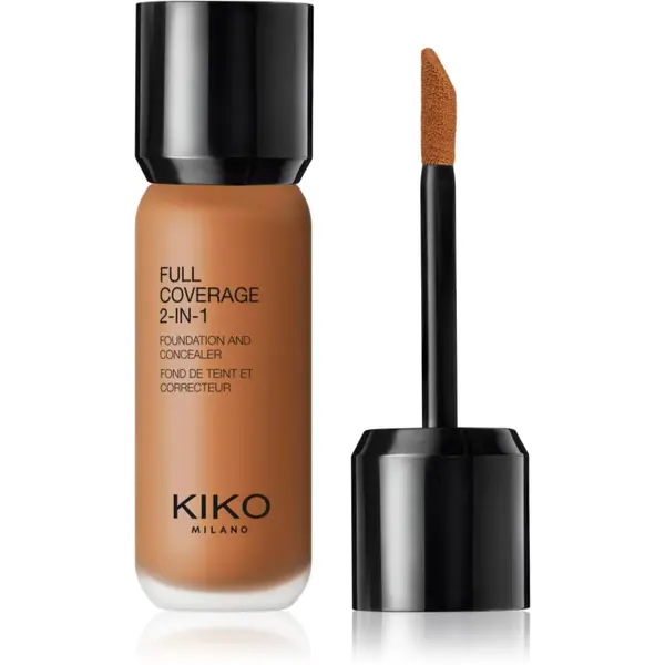 KIKO Milano KIKO Milano Full Coverage 2-In-1 tekući puder i korektor 2 u 1 nijansa 145 Neutral 25 ml
