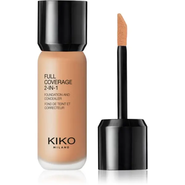 KIKO Milano KIKO Milano Full Coverage 2-In-1 tekući puder i korektor 2 u 1 nijansa 60 Neutral 25 ml