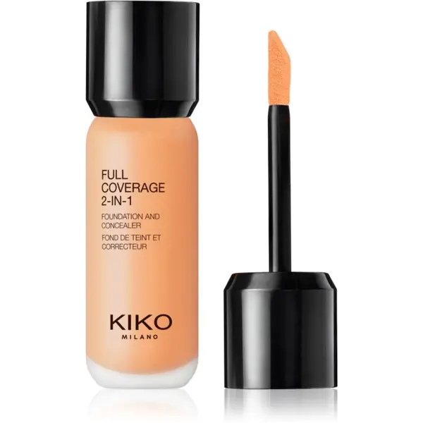 KIKO Milano KIKO Milano Full Coverage 2-In-1 tekući puder i korektor 2 u 1 nijansa 65 Neutral 25 ml