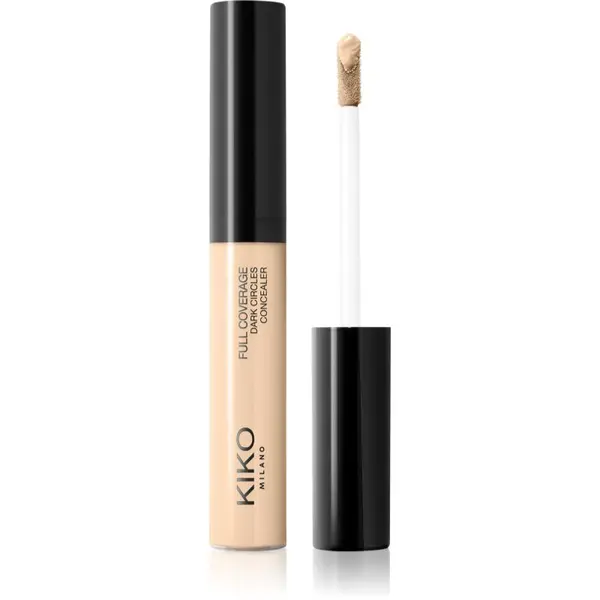 KIKO Milano KIKO Milano Full Coverage Dark Circles Concealer korektor protiv tamnih krugova ispod očiju za punu pokrivenost nijansa 14 Neutral Gold 8 ml