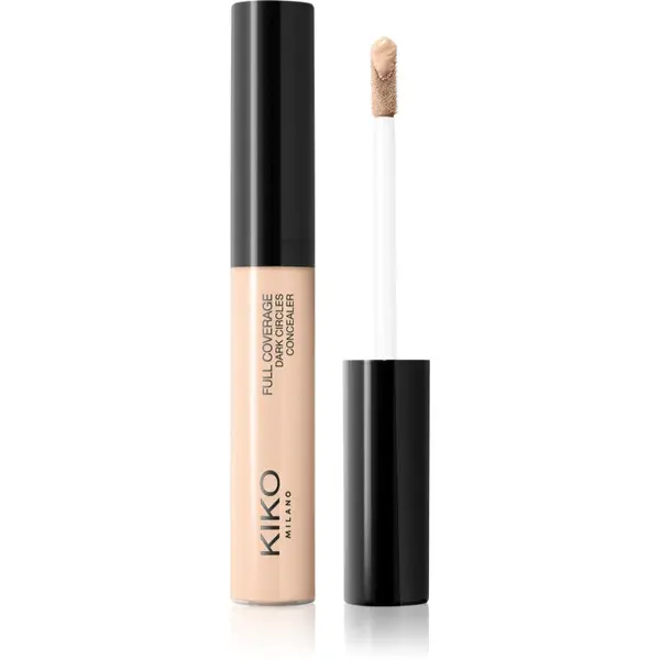 KIKO Milano KIKO Milano Full Coverage Dark Circles Concealer korektor protiv tamnih krugova ispod očiju za punu pokrivenost nijansa 17 Almond 8 ml