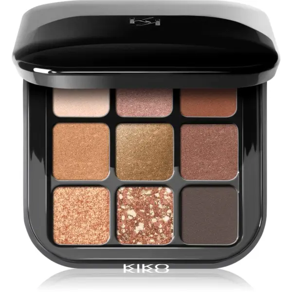 KIKO Milano KIKO Milano Glamour Multi Finish paleta sjenila za oči nijansa 02 Sunset Vibes 2.5 g