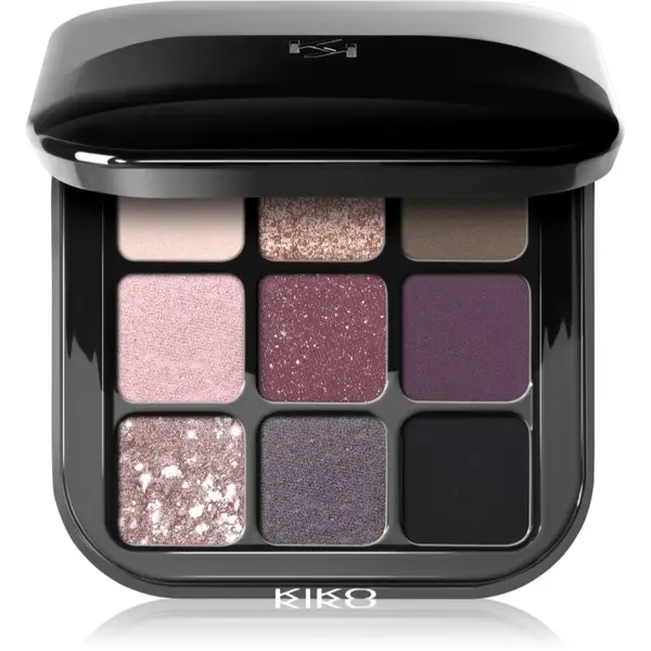 KIKO Milano KIKO Milano Glamour Multi Finish paleta sjenila za oči nijansa 04 Mauve Selection 2.5 g