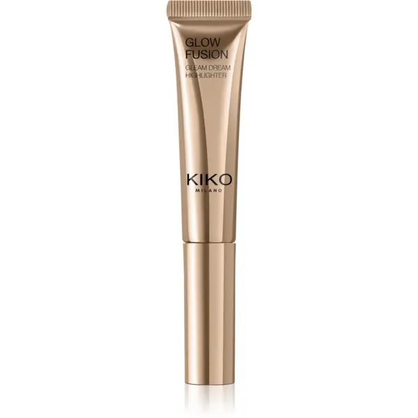 KIKO Milano KIKO Milano Glow Fusion Gleam Dream Highlighter tekući highlighter u spužvici nijansa 02 Golden Sunrise 14 ml