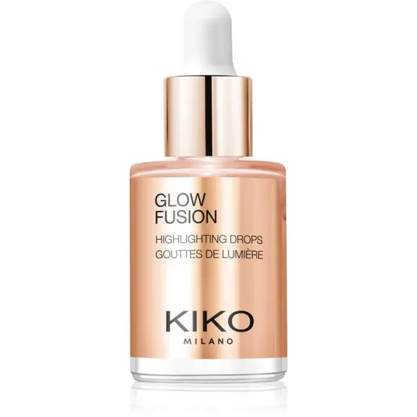 KIKO Milano KIKO Milano Glow Fusion Highlighting Drops tekući highlighter za lice nijansa 02 Sweet Dreams 9.5 ml