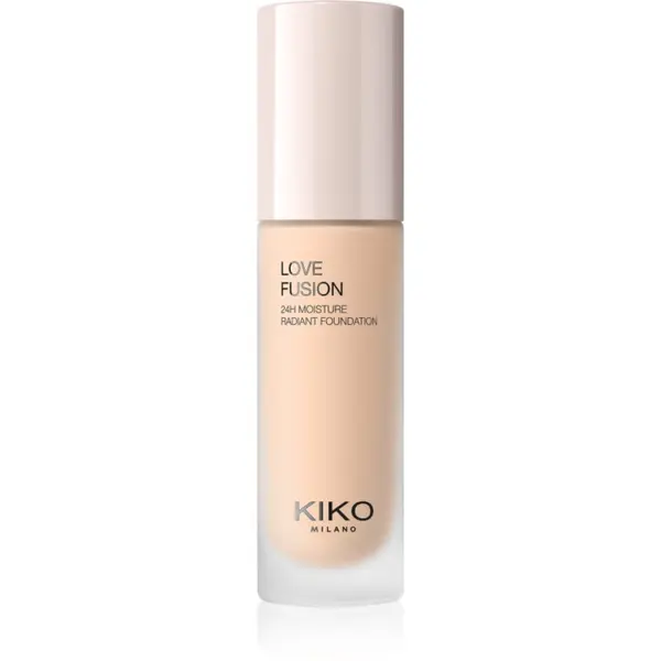 KIKO Milano KIKO Milano Love Fusion 24H Moisture Radiant Foundation kremasti dugotrajni puder s hidratantnim učinkom nijansa 2.7 Neutral Gold 30 ml