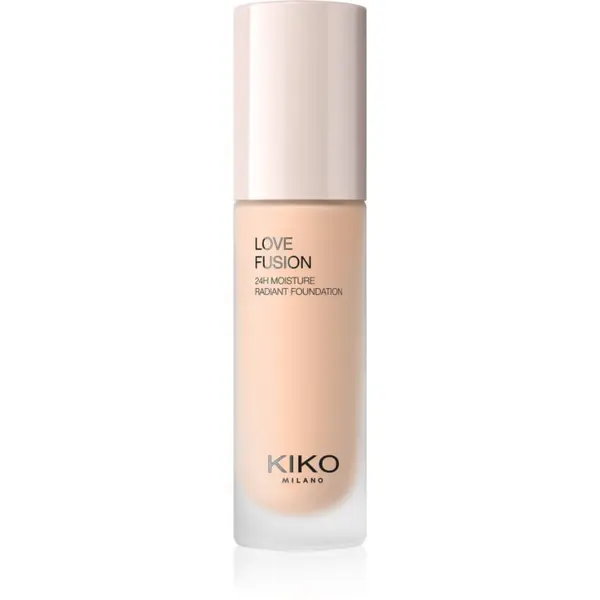 KIKO Milano KIKO Milano Love Fusion 24H Moisture Radiant Foundation kremasti dugotrajni puder s hidratantnim učinkom nijansa 3NG Neutral Gold 30 ml