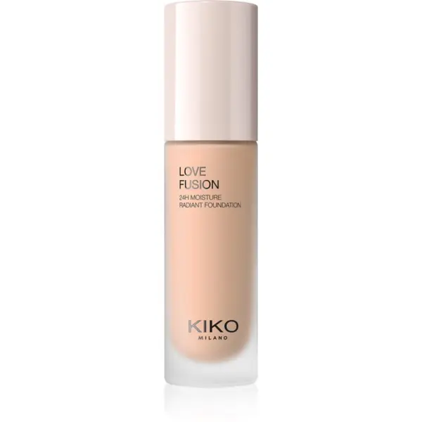 KIKO Milano KIKO Milano Love Fusion 24H Moisture Radiant Foundation kremasti dugotrajni puder s hidratantnim učinkom nijansa 5 Warm Rose 30 ml