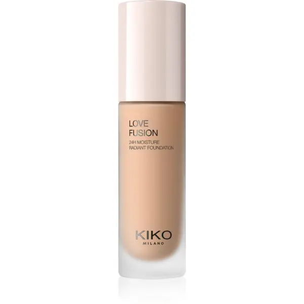 KIKO Milano KIKO Milano Love Fusion 24H Moisture Radiant Foundation kremasti dugotrajni puder s hidratantnim učinkom nijansa 5.5 Warm Rose 30 ml