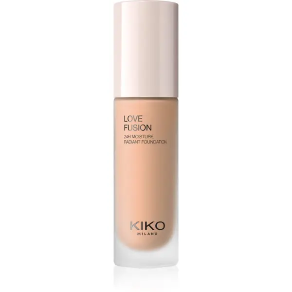 KIKO Milano KIKO Milano Love Fusion 24H Moisture Radiant Foundation kremasti dugotrajni puder s hidratantnim učinkom nijansa 6.5 Warm Gold 30 ml
