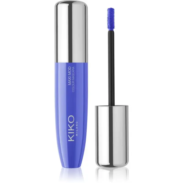 KIKO Milano KIKO Milano Maxi Mod Colour Mascara dugotrajna maskara za volumen nijansa 01 Electric Blue 12 ml