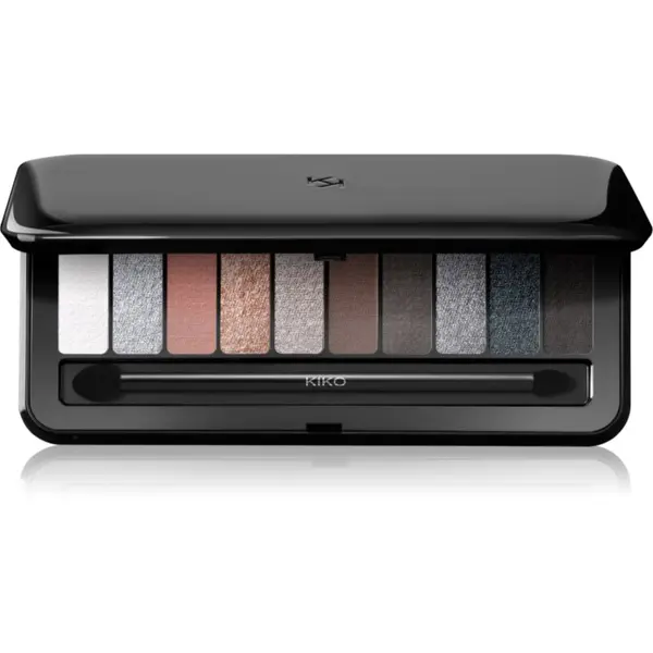 KIKO Milano KIKO Milano Soft Nude paleta sjenila za oči 10 boja s kistom nijansa 03 Cool Shades 7.5 g