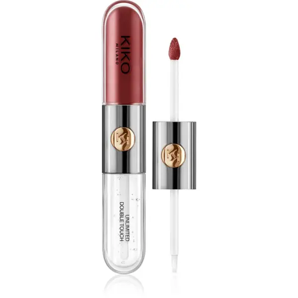 KIKO Milano KIKO Milano Unlimited Double Touch dugotrajni tekući ruž za usne sa sjajem nijansa 105 Scarlet Red 6 ml