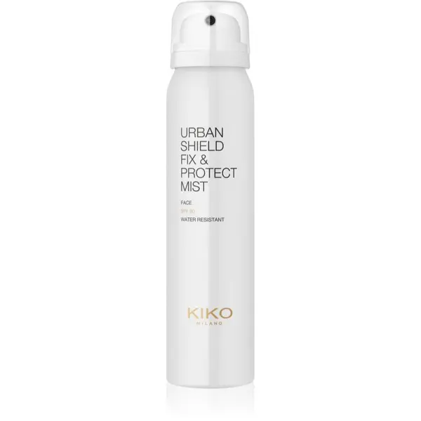 KIKO Milano KIKO Milano Urban Shield Fix & Protect Mist sprej za fiksiranje šminke s hidratantnim učinkom SPF 50 70 ml