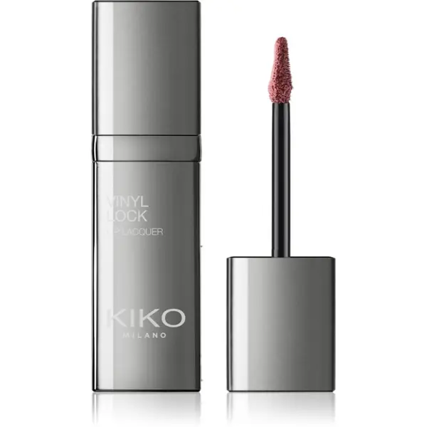 KIKO Milano KIKO Milano Vinyl Lock dugotrajni tekući ruž za usne s visokim sjajem nijansa 01 Rebel Russett    4 ml