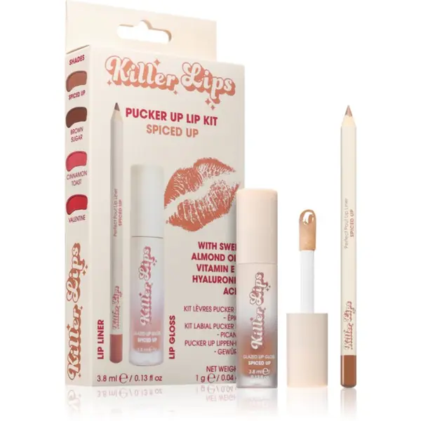 Killer Lips Killer Lips Pucker Up Lip Kit set za usne za žene Spiced Up