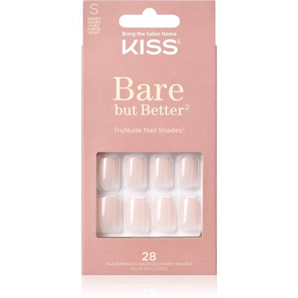 KISS KISS Bare But Better Short Umjetni nokti 28 kom