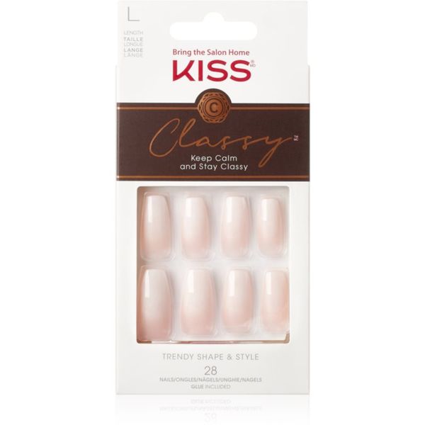 KISS KISS Classy Nails Be-you-tiful Umjetni nokti Long 28 kom
