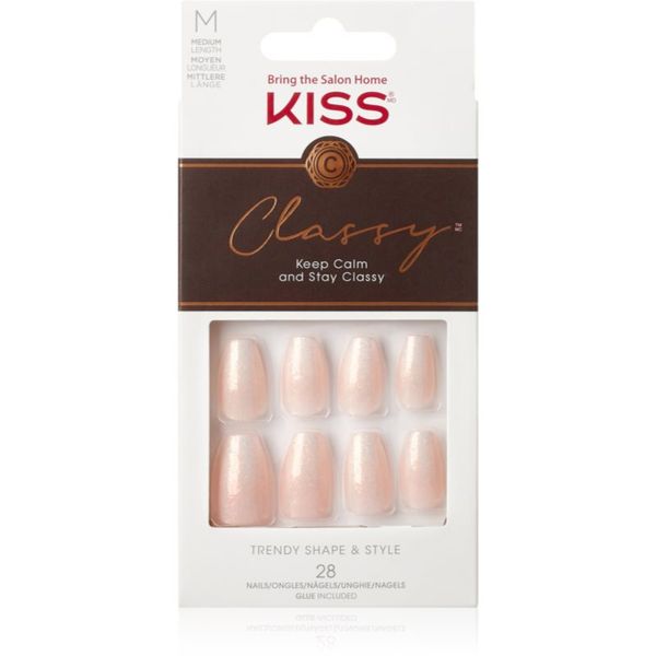 KISS KISS Classy Nails Cozy Meets Cute Umjetni nokti medium 28 kom