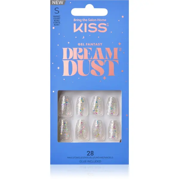 KISS KISS Dream Dust Gel Fantasy Umjetni nokti Mood Dust 28 kom