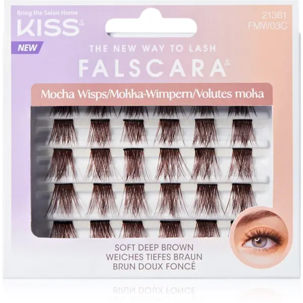 KISS KISS Falscara Multi Wisps umjetne trepavice Mocha 24 kom