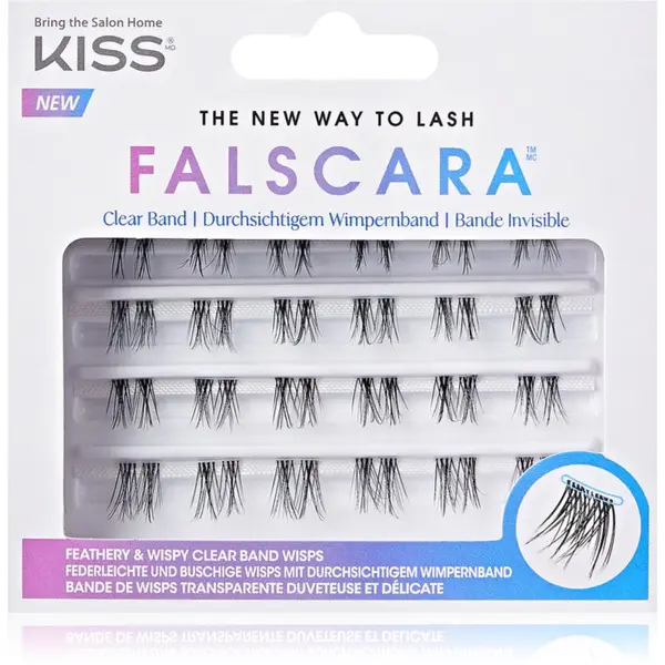 KISS KISS Falscara The New Way to Lash samoljepljive pojedinačne trepavice 24 kom
