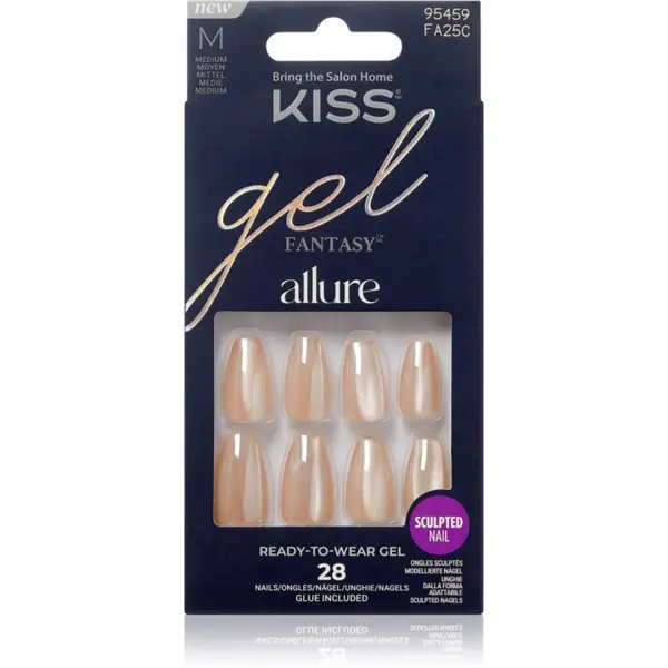 KISS KISS Gel Fantasy Allure Umjetni nokti MoonBeam 28 kom