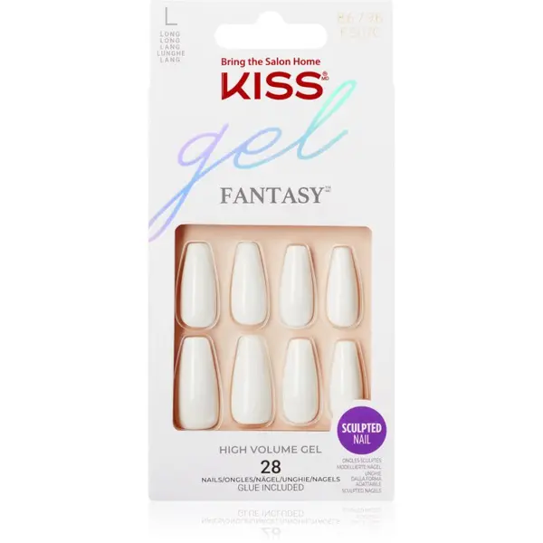 KISS KISS Gel Fantasy Umjetni nokti True Color 28 kom