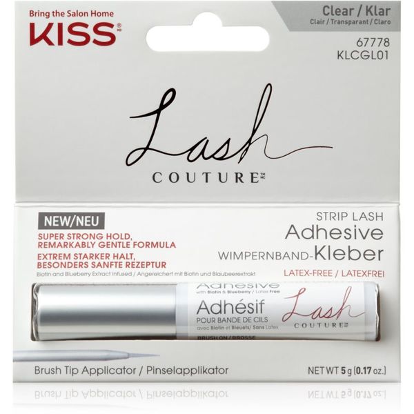 KISS KISS Lash Couture ljepilo za umjetne trepavice s aplikatorom nijansa White 5 g