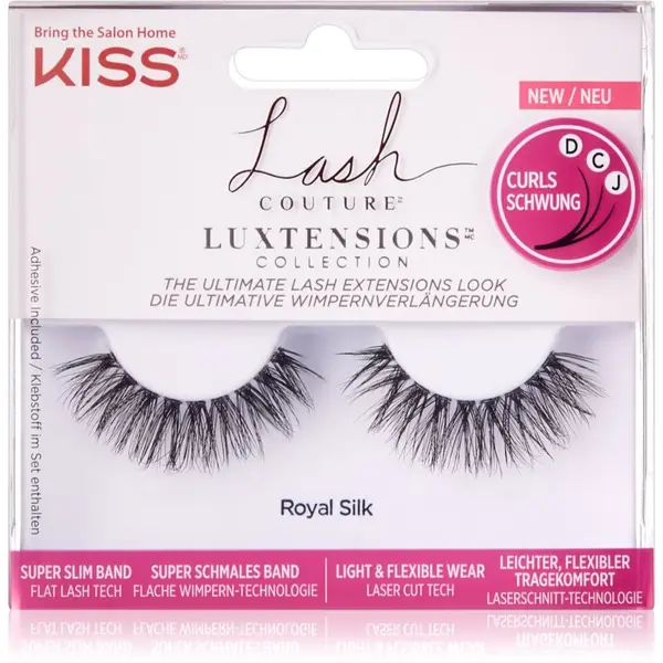 KISS KISS Lash Couture LuXtensions umjetne trepavice Royal Silk 1 par
