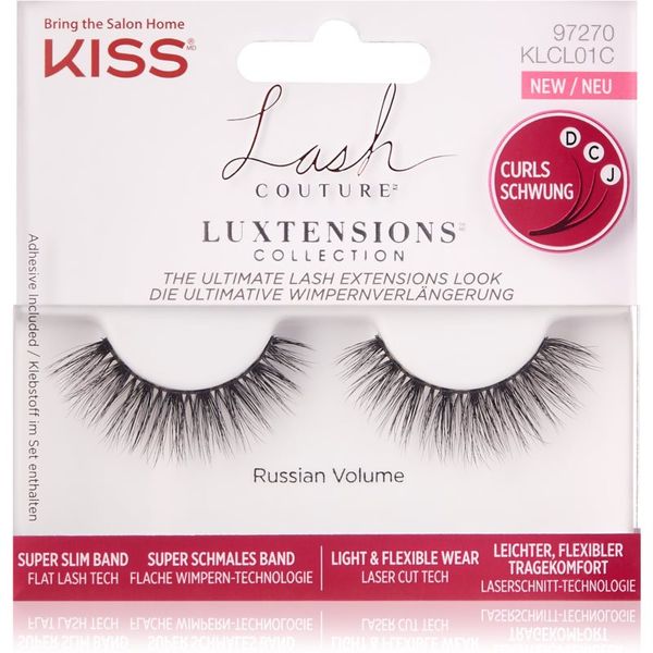 KISS KISS Lash Couture LuXtensions umjetne trepavice Russian Volume 2 kom