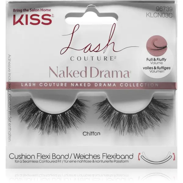 KISS KISS Lash Couture Naked Drama umjetne trepavice Chiffon 96739 1 par