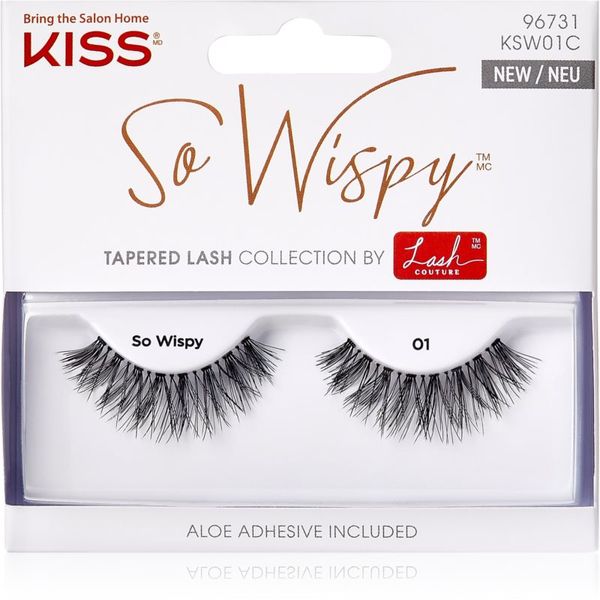 KISS KISS Lash Couture So Wispy umjetne trepavice 01 2 kom