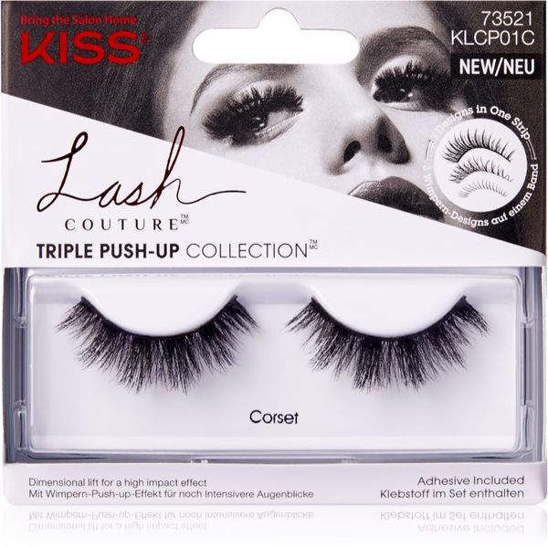 KISS KISS Lash Couture Triple Push-Up umjetne trepavice Corset 2 kom