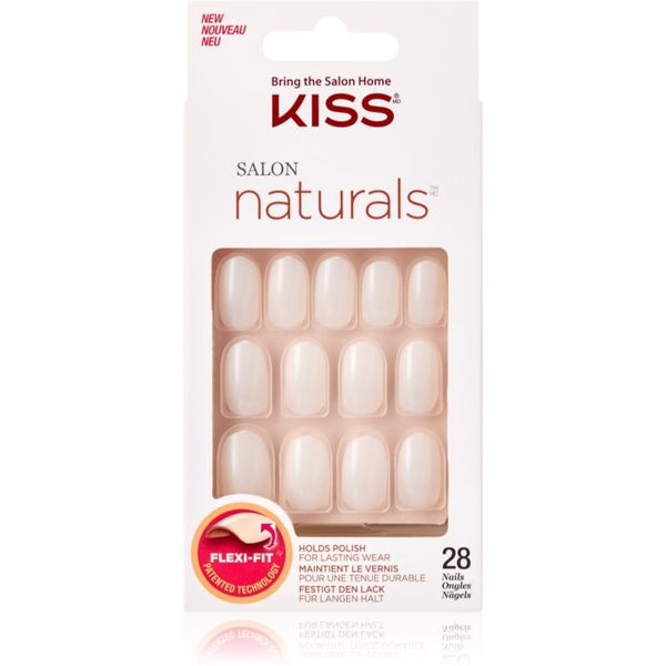 KISS KISS Salon Natural Break Even Umjetni nokti 28 kom