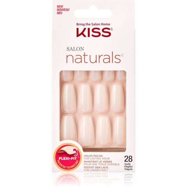 KISS KISS Salon Natural Walk On Air Umjetni nokti 28 kom