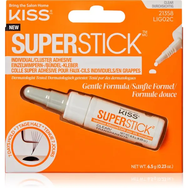 KISS KISS Superstick Glue ljepilo za umjetne trepavice Clear 6.5 g