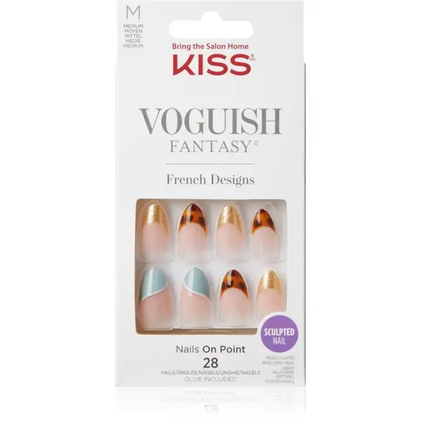KISS KISS Voguish Fantasy Magnifique Umjetni nokti medium Charmante 28 kom